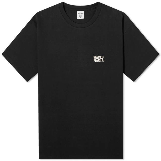 T-shirt WACKO MARIA Type 8 Crew Neck T-Shirt 23FW-WMT-TEE08-BLK