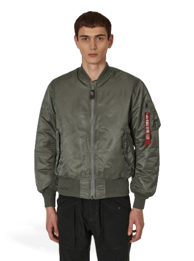 Alpha Industries bomber jacket MA-1 VF 59 men's green color 191118.257