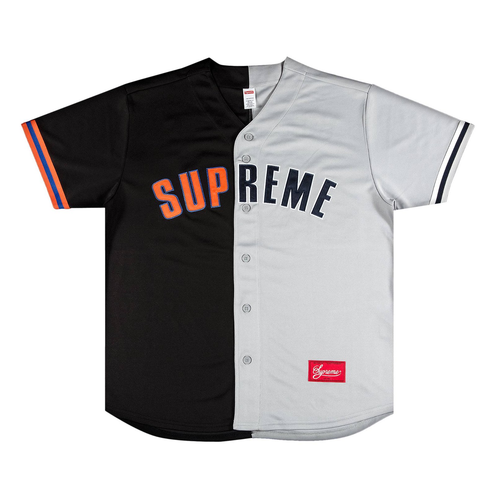 supreme baseball jersey