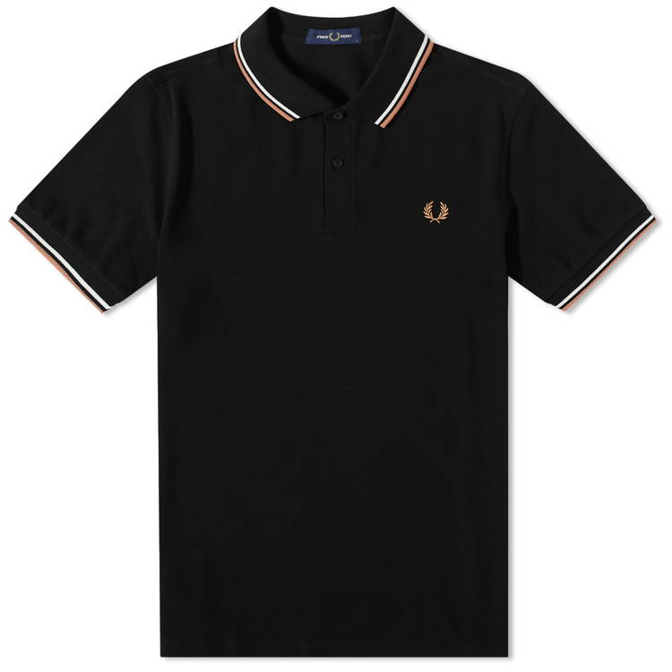 Polo shirt Fred Perry Slim Fit Twin Tipped Polo M3600-S03 | FLEXDOG