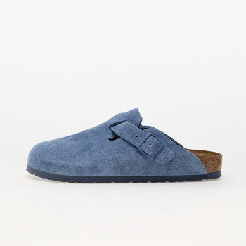 Birkenstock Boston BS Suede Leather Elemental Blue 1026804