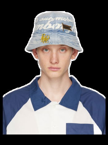 Rhude Automobili Lamborghini Edition Denim Bucket Hat RHFW23HA20320032