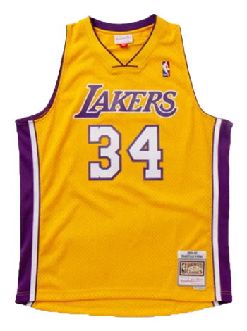 Mitchell & Ness Los Angeles Lakers Shaquille O'neal Swingman Jersey SMJYGS18179-LALLTGD99SON