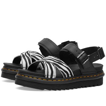Dr. Martens Women's Voss II Zebra Sandals in Black, Size UK 3 | END. Clothing 31559009