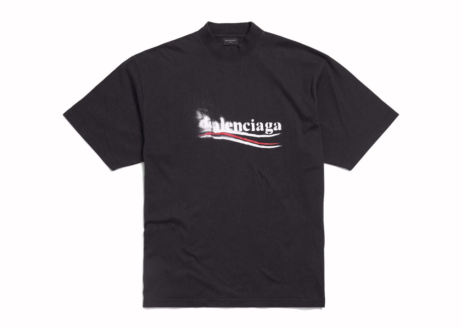 T-shirt Balenciaga Political Stencil T-shirt 764235 TQVI5 | FLEXDOG