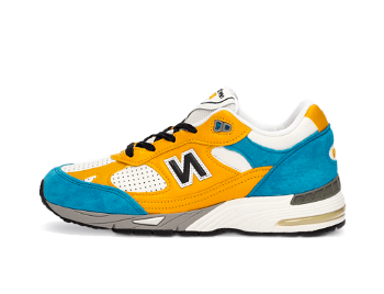 New Balance Sneakersnstuff x 991 "Blue/Yellow" W W991EF